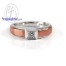 แหวนทองคำขาว แหวนเพชร แหวนคู่ แหวนแต่งงาน แหวนหมั้น - R1251DWG-PGm